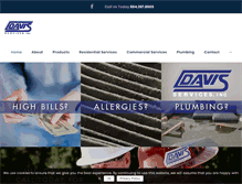Tablet Screenshot of davisservicesinc.com